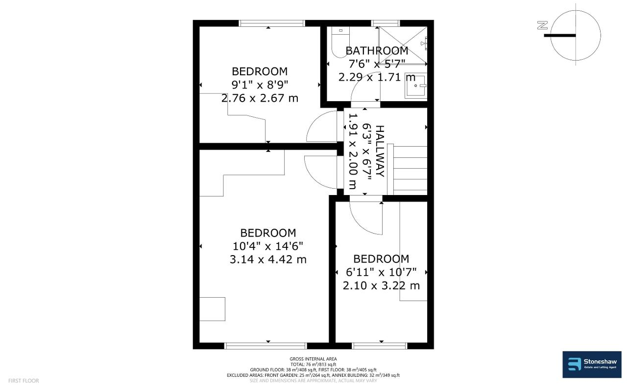 Floorplan of Rogers Road, Dagenham, Essex, RM10 8JX