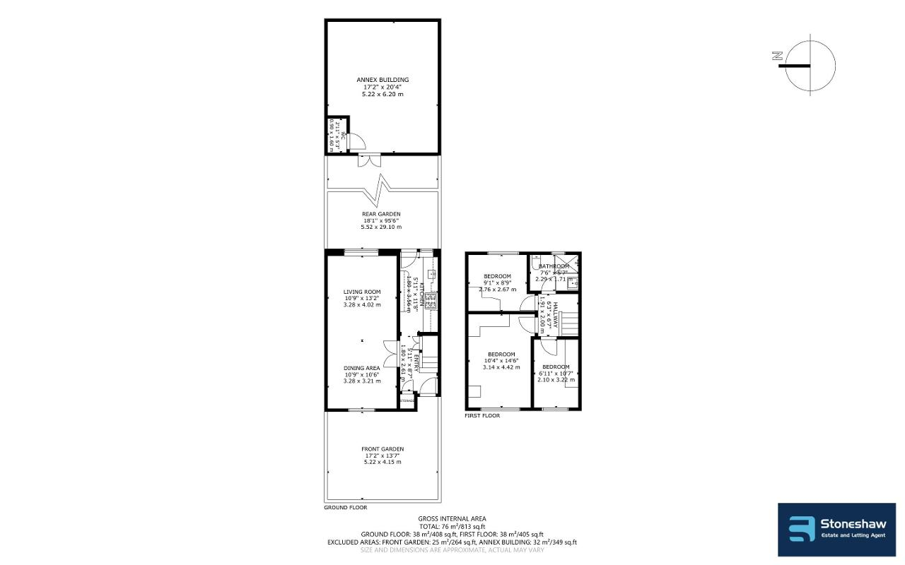 Floorplan of Rogers Road, Dagenham, Essex, RM10 8JX