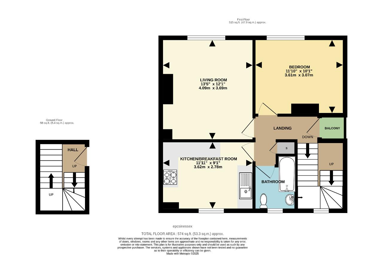 Floorplan of Grafton Road, Dagenham, Essex, RM8 3QA